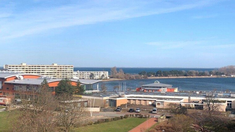 Blick über Binnensee und Steinwarder zur Ostsee